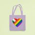 ZShowTime vászontáska - HUN Pride Szív